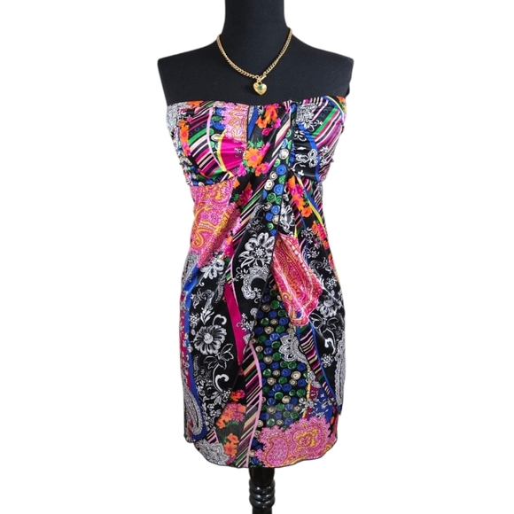 Venus Strapless Mini Dress, Size Medium - Picture 2 of 10